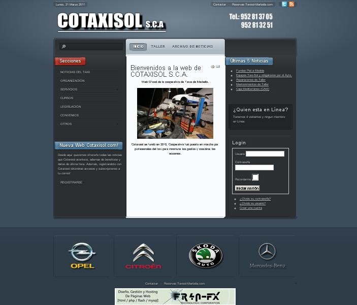 Web Cotaxisol